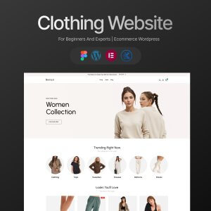 Clothing website template